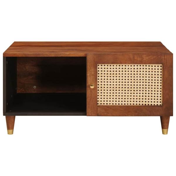 Kaffee-Tische mit Regal Braun 80 x 50 x 40 cm