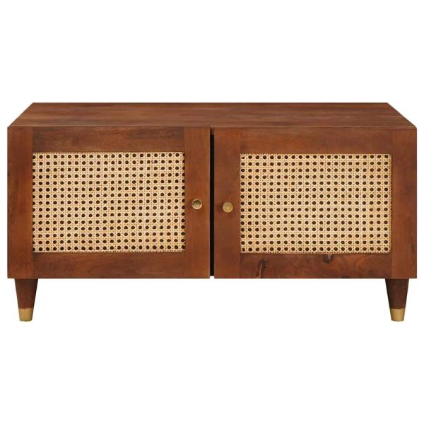 Kaffee-Tische mit Regal Braun 80 x 50 x 40 cm