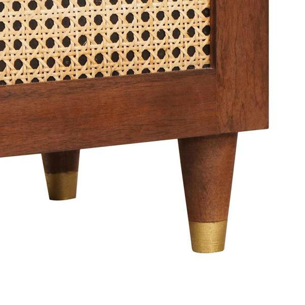 Medienlagerungsschränke & Regale mit Regal mit Speicher mit Tür Braun