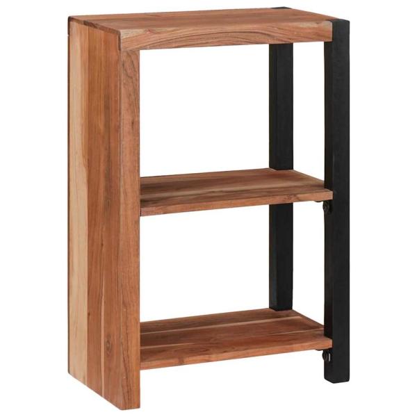 Bücherregal 80 x 30 x 110 cm Massives Akazienholz