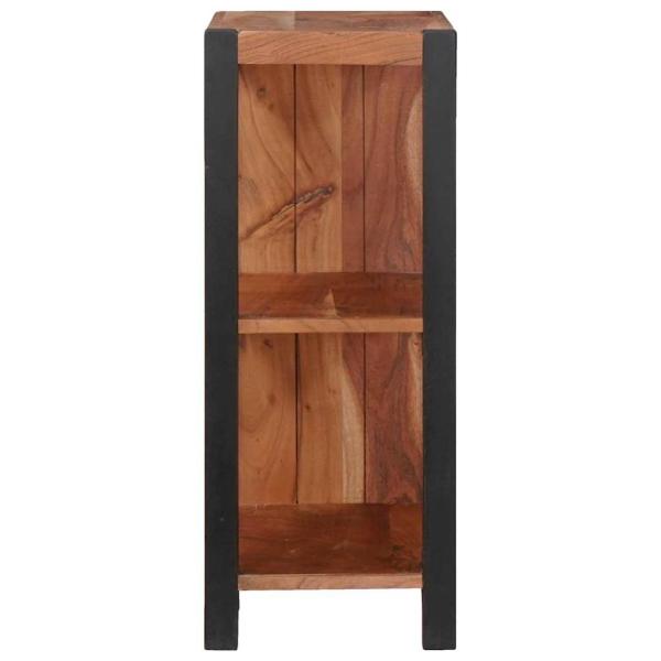 Bücherregal 80 x 30 x 110 cm Massives Akazienholz