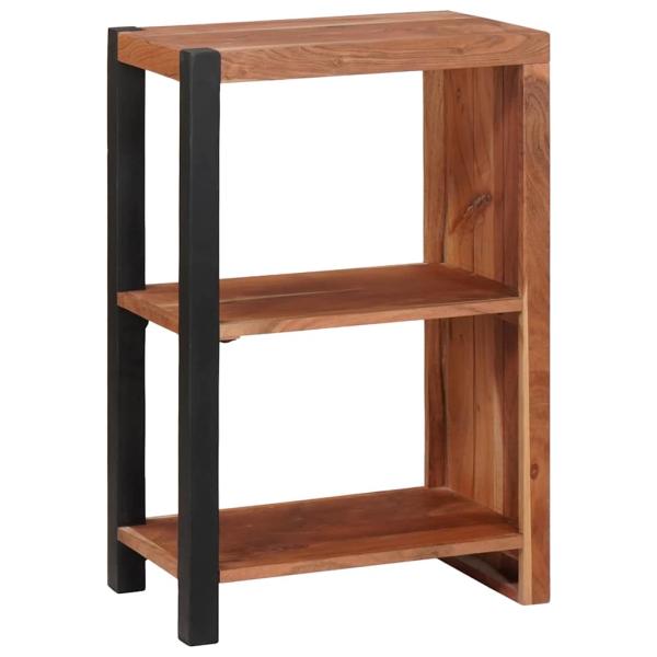 Bücherregal 80 x 30 x 110 cm Massives Akazienholz