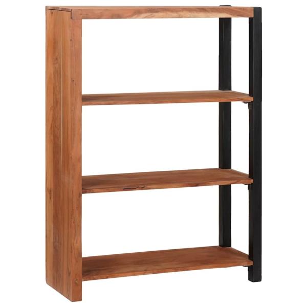 Bücherregal 80 x 30 x 110 cm Massives Akazienholz