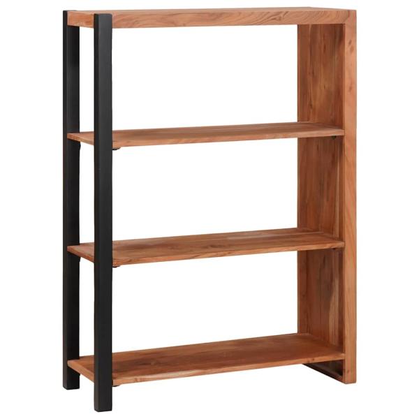 Bücherregal 80 x 30 x 110 cm Massives Akazienholz