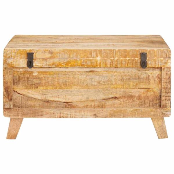 Aufbewahrungsbox 70 x 35 x 40 cm massives Mangoholz