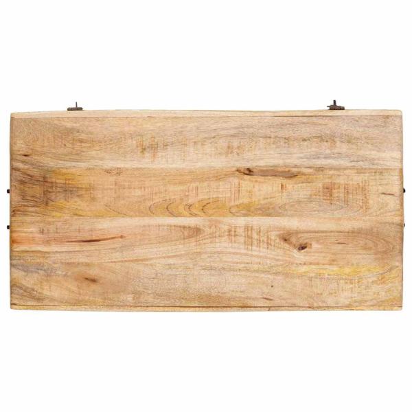 Aufbewahrungsbox 70 x 35 x 40 cm massives Mangoholz