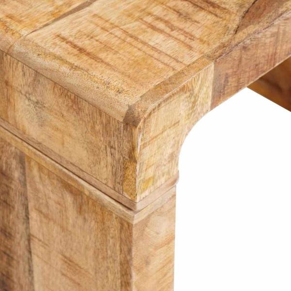 Beistelltisch Braun 60 x 35 x 46 cm Massivholz Mango