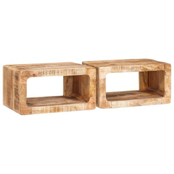 ARDEBO.de - Nachttische Massives Mangoholz