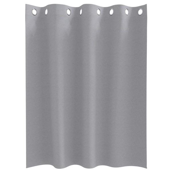 Vorhänge mit Vorhängen 2 pcs Hellgrau 140 x 140 cm Polyester