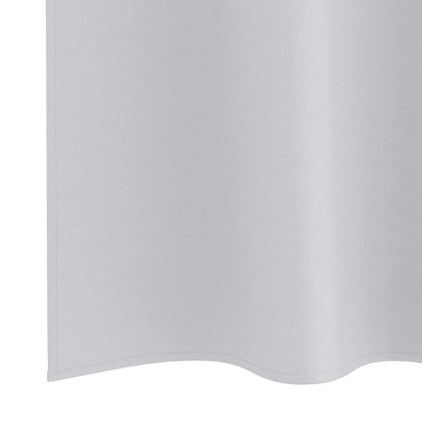 Vorhänge mit Vorhängen 2 pcs Hellgrau 245 x 140 cm Polyester