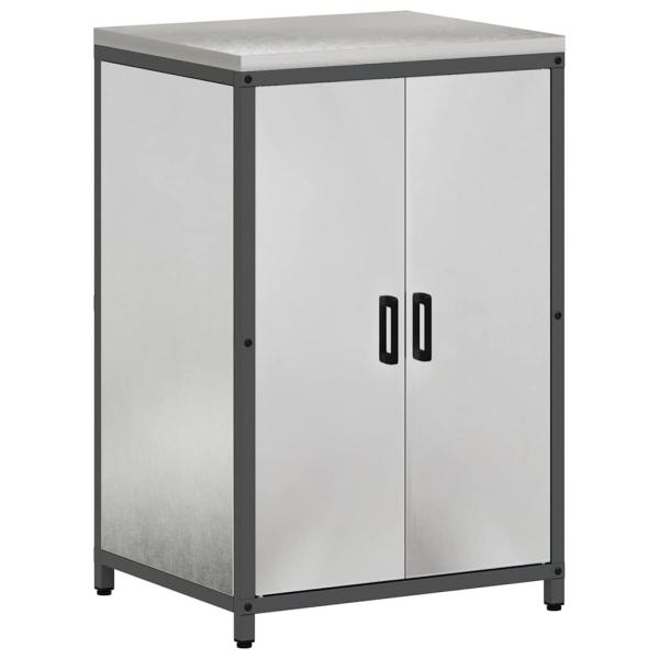 Küchenaufbewahrungsset 3 pcs Silber 210 x 50 x 92 cm Edelstahl