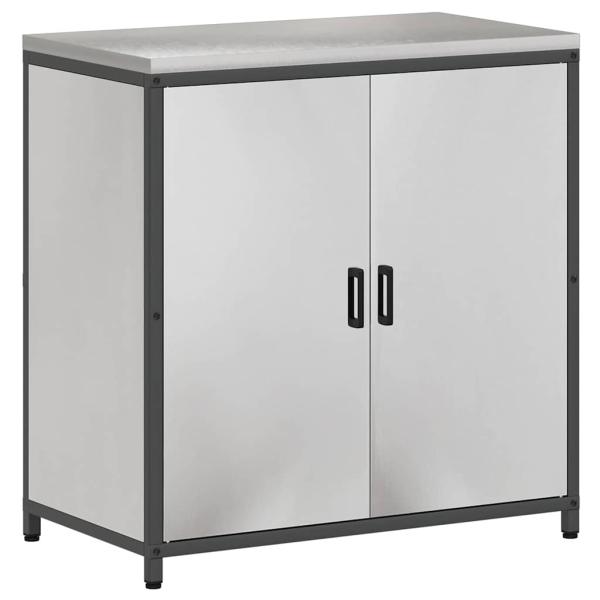 Küchenaufbewahrungsset 3 pcs Silber 210 x 50 x 92 cm Edelstahl