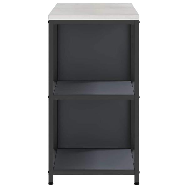 Küchenlager-Set mit Regal mit Speicher mit Tür Verstellbar 2 pcs Anthrazit 150 x 50 x 92 cm