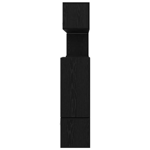 TV-Schranksatz 10 pcs Schwarz Eiche 180 x 30 x 90,5 cm