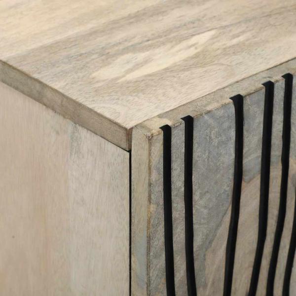 Unterhaltungszentren & TV-Ständer mit Regal mit Speicher mit Tür Weiß und Schwarz