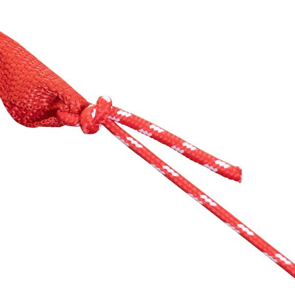 Kuppelzelt mit Dach mit Speicher Grau und Orange 384 x 254 x 170 cm