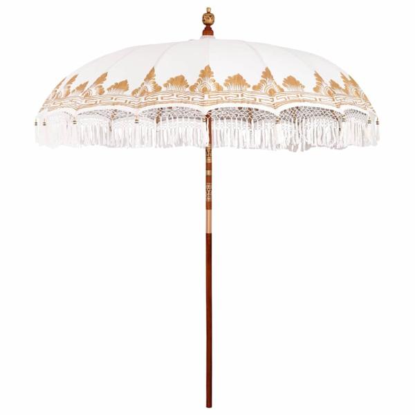 ARDEBO.de - Sonnenschirm Cremefarben 210-220 cm