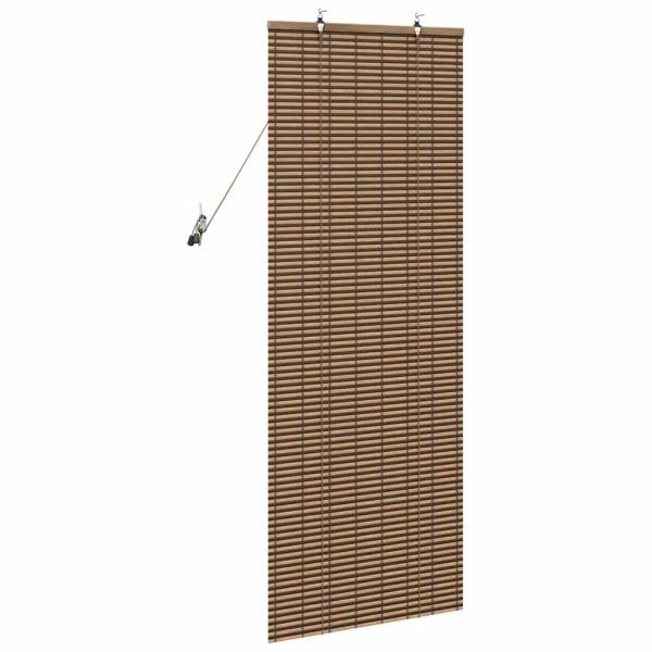 Fensterjalousien und -schattierungen Braun 60 x 160 cm Bambus