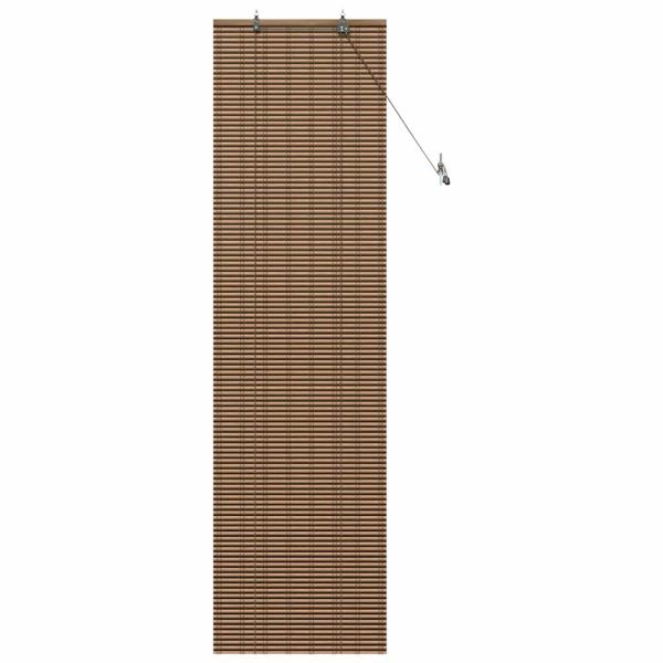 Fensterjalousien und -schattierungen Braun 60 x 160 cm Bambus