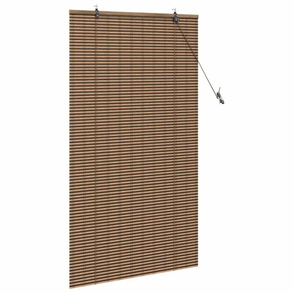 Fensterjalousien und -schattierungen Braun 60 x 160 cm Bambus