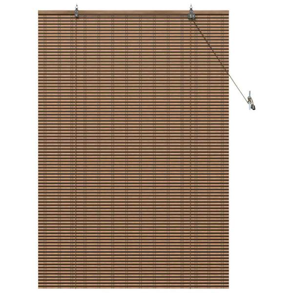 Fensterjalousien und -schattierungen Braun 120 x 160 cm Bambus