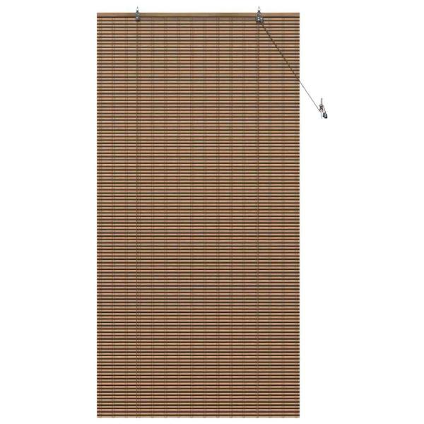 Fensterjalousien und -schattierungen Braun 120 x 220 cm Bambus