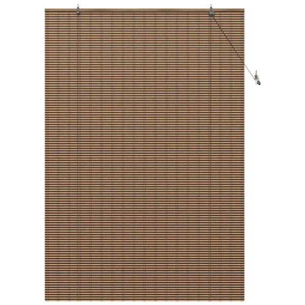 Fensterjalousien und -schattierungen Braun 140 x 220 cm Bambus