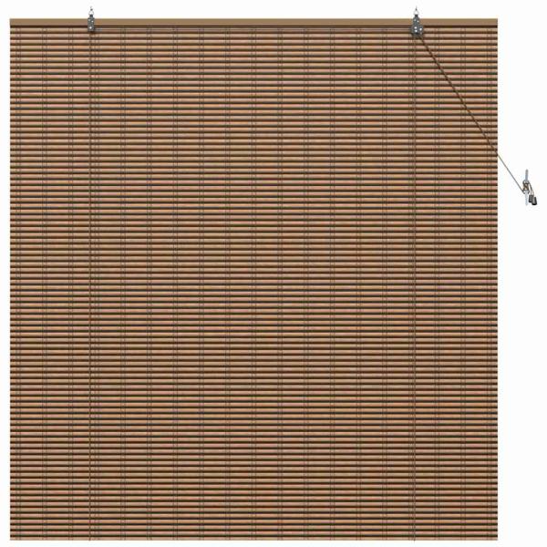 Fensterjalousien und -schattierungen Braun 150 x 160 cm Bambus