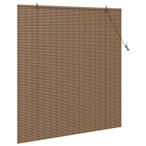 Fensterjalousien und -schattierungen Braun 150 x 160 cm Bambus