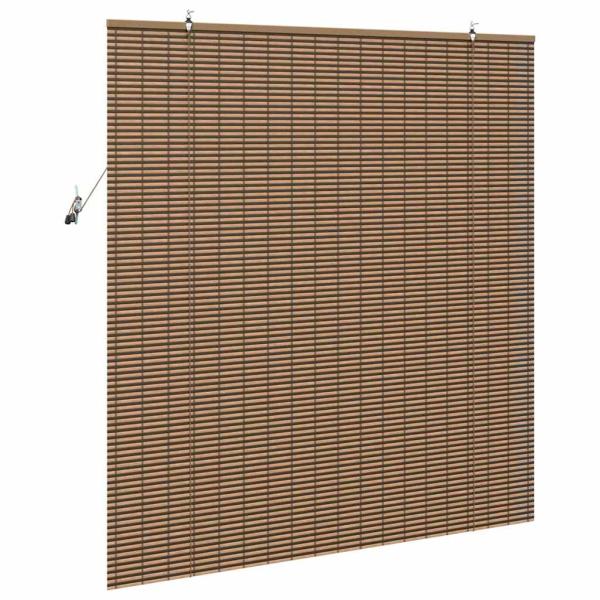 Fensterjalousien und -schattierungen Braun 150 x 160 cm Bambus