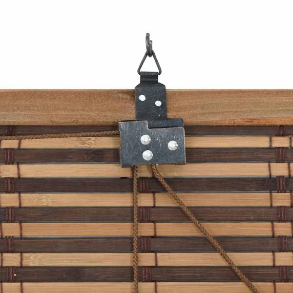 Fensterjalousien und -schattierungen Braun 150 x 160 cm Bambus