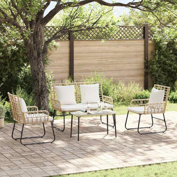 ARDEBO.de - Garten Essgruppe 3 pcs Schwarz, Anthrazit 113 x 69 x 83 cm