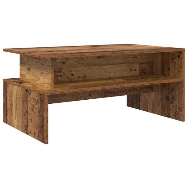 Couchtisch mit Regal Sonstiges mit Speicher Altholz 90 x 55 x 42,5 cm Holzwerkstoff