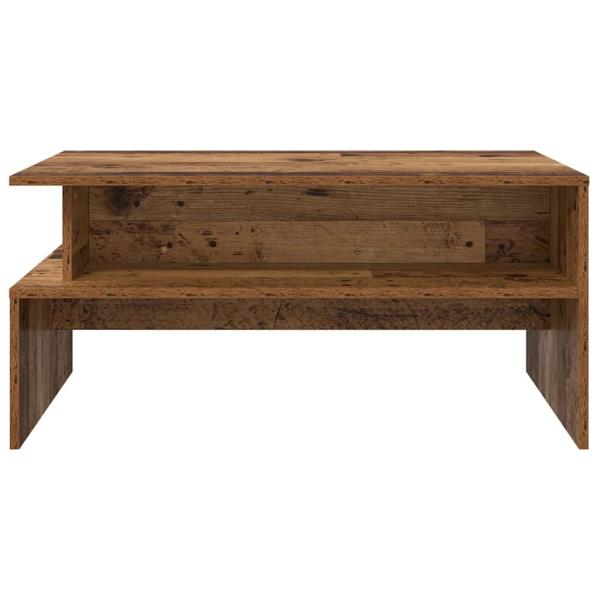 Couchtisch mit Regal Sonstiges mit Speicher Altholz 90 x 55 x 42,5 cm Holzwerkstoff
