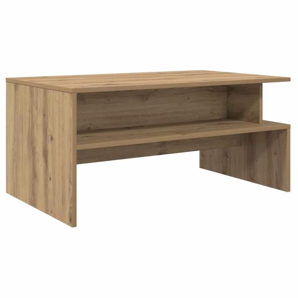 Couchtisch Eiche handwerklich 90 x 55 x 42,5 cm Holzwerkstoff