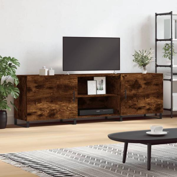 ARDEBO.de - TV-Schrank Räuchereiche 150x30x50 cm Holzwerkstoff
