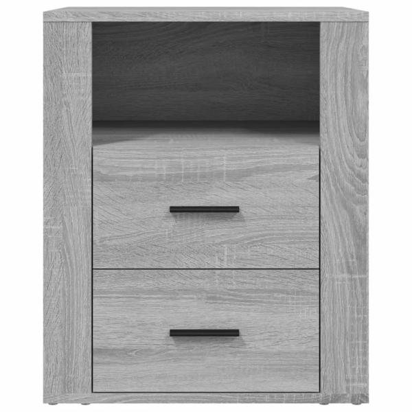 Nachttisch Grau Sonoma 50x36x60 cm Holzwerkstoff
