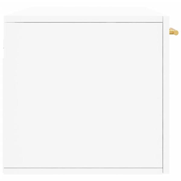 Wandschrank Weiß 100x36,5x35 cm Holzwerkstoff