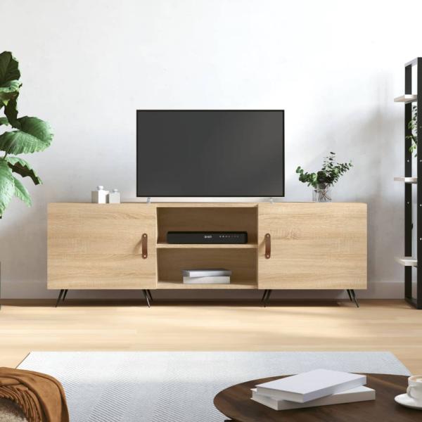 ARDEBO.de - TV-Schrank Sonoma-Eiche 150x30x50 cm Holzwerkstoff