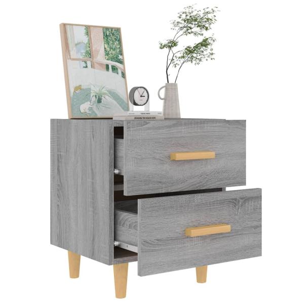 Nachttisch Grau Sonoma 40x35x47,5 cm