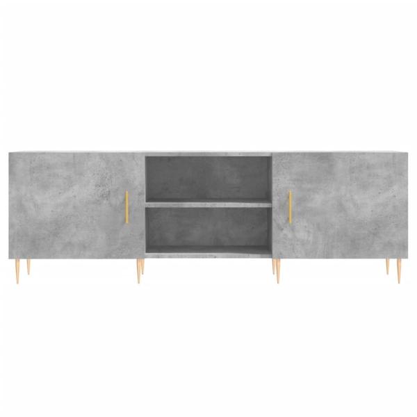 TV-Schrank Betongrau 150x30x50 cm Holzwerkstoff