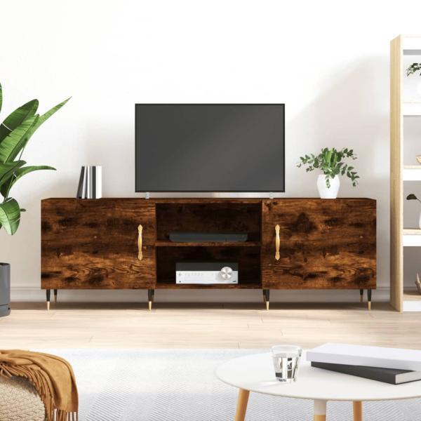 ARDEBO.de - TV-Schrank Räuchereiche 150x30x50 cm Holzwerkstoff