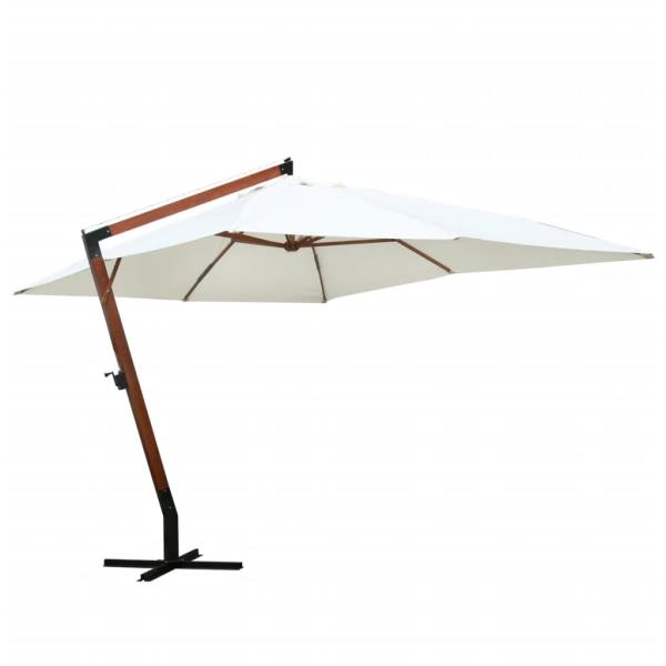 ARDEBO.de - Sonnenschirm 300x400 cm Weiß