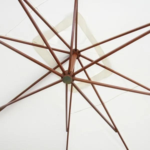 Sonnenschirm 300x400 cm Weiß