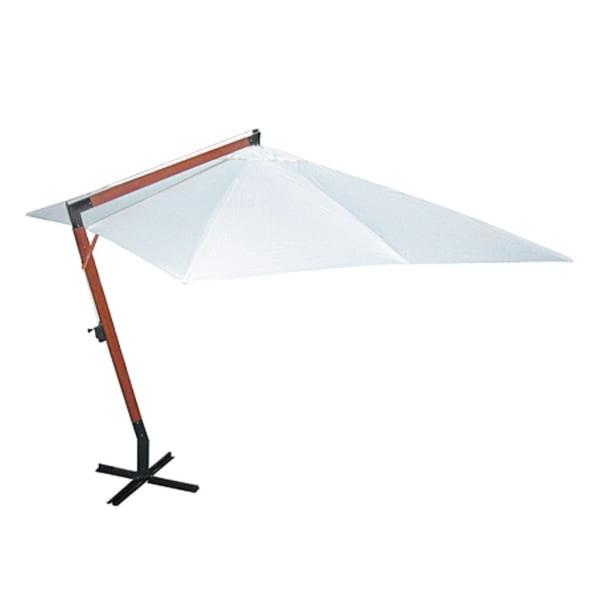 Sonnenschirm 300x400 cm Weiß