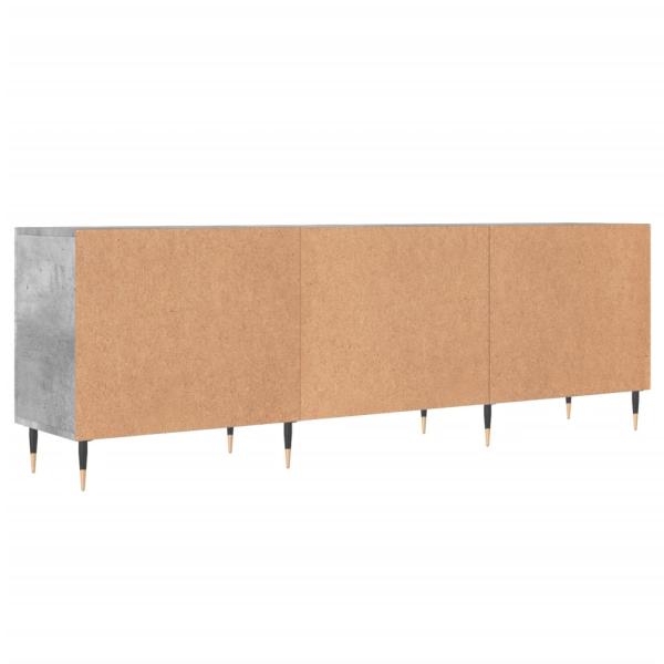 TV-Schrank Betongrau 150x30x50 cm Holzwerkstoff