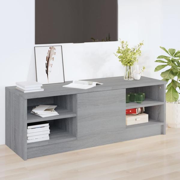 ARDEBO.de - TV-Schrank Grau Sonoma 102x35,5x36,5 cm Holzwerkstoff