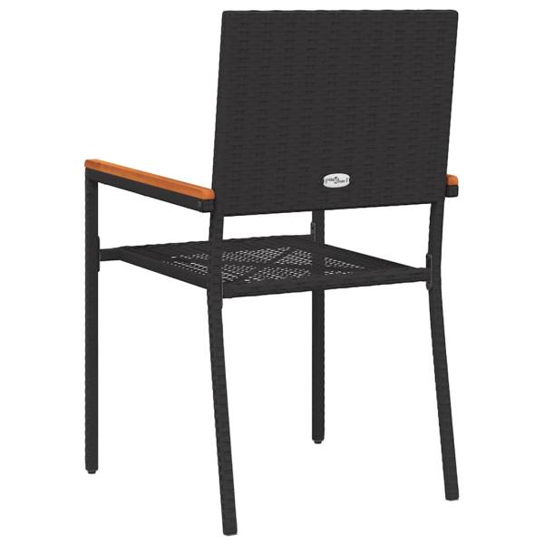 Outdoor-Stühle 4 pcs Creme, Braun