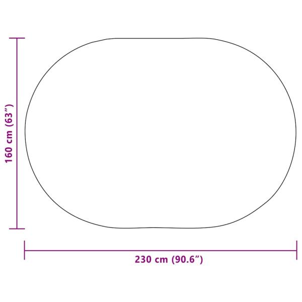 Teppich Braun 160 x 230 cm PP