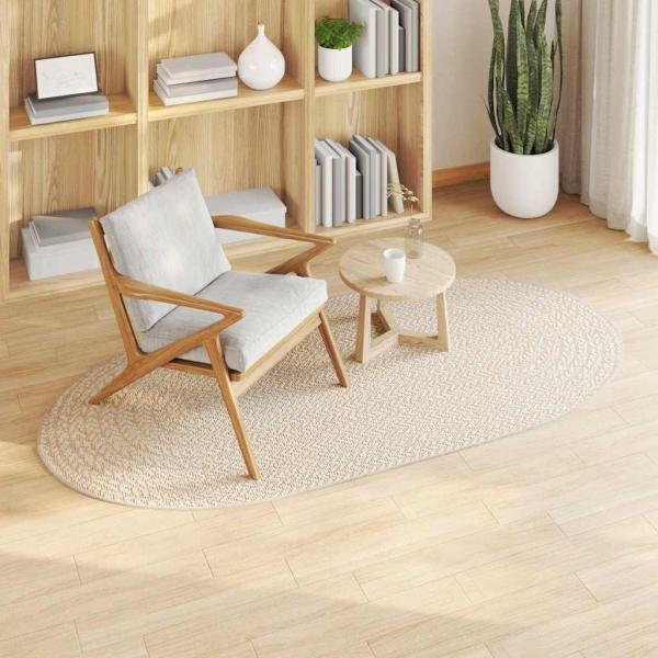Teppich Cremefarben 100 x 200 cm PP